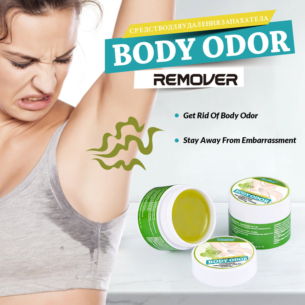 Body Odor Remove Cream Underarm Bad Smell Sweating Removal Armpit Refreshing Antiperspirant Lasting Aroma Deodorant Body Care